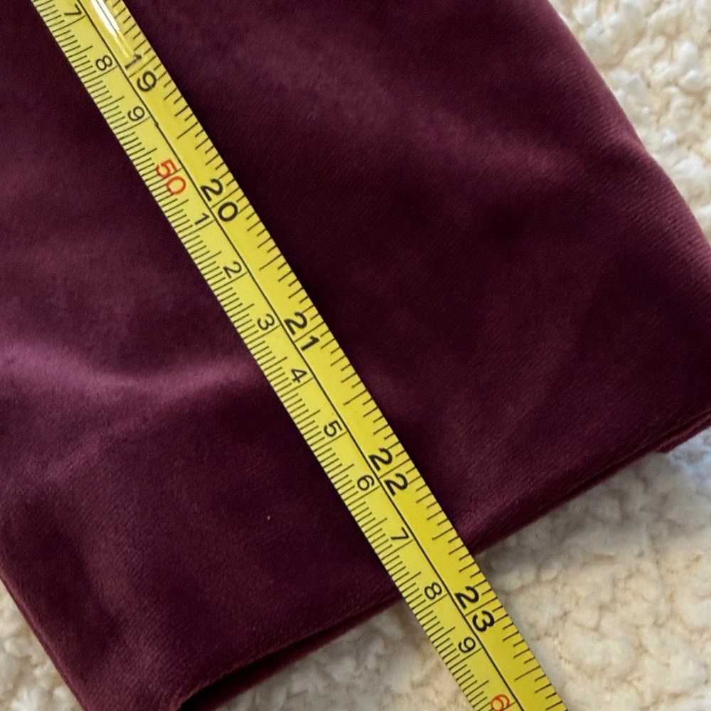 White House Black Market Deep Burgundy Velour Blazer - Picture 16 of 16